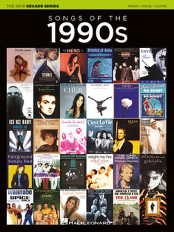 The new decade series: songs of the 1990s - piano, voix & guitare - compilation de 71 hits