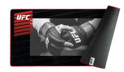 Tapis de souris gaming XXL - Konix - UFC - Noir et rouge 