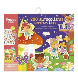 MA POCHETTE D'ARTISTE - 200 AUTOCOLLANTS BRILLANTS PETITES FÉES