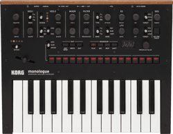 Korg Monologue - Synthétiseur analogique - 25 touches - Noir 