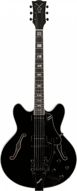 Vox Bobcat V90 - Guitare électrique - Quart de caisse - Bigsby Black