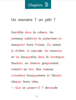 Première lecture syllabée : l'abominable dame des neiges