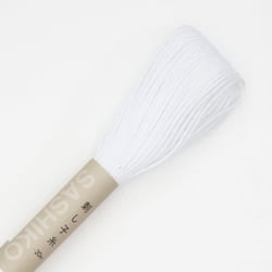 Fil à broder Olympus - Sashiko - Blanc