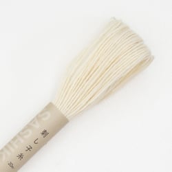 Fil à broder Olympus - Sashiko - Crème
