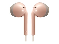 Ecouteur intra-auriculaire HA-F19M avec microphone - Rose poudré/Gris