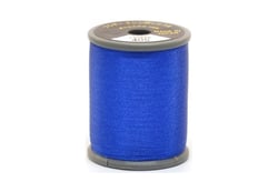 5 bobines de fil à broder Brother -  satiné - Bleu ET405
