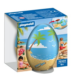PLAYMOBIL® - Oeuf 2 en 1 : vacances à la plage - 72101