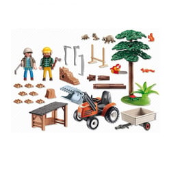 Véhicule de Débardage avec Bûcherons - Playmobil - 6814
