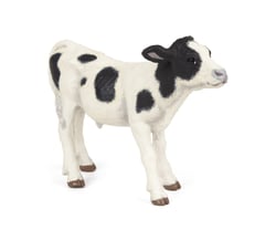 Figurine Papo - Veau noir et blanc