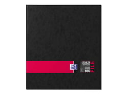 1 classeur à levier A4 - Big File - Dos 80 mm - Carton - Oxford - Coloris assortis