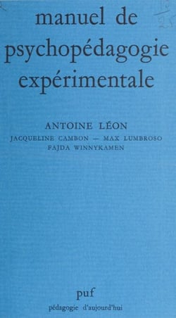 Manuel de psychopédagogie expérimentale