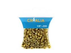200 œillets - or - Créalia