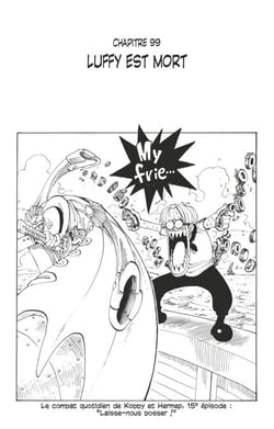 One Piece édition originale - Chapitre 99 - Luffy est mort