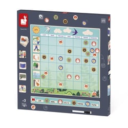 Tableau d'Organisation - Tableau pour Comprendre l'Organisation de la Famille Autour des Activités Quotidiennes - Tableau Magnétique - Jouet en Carton