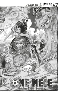 One Piece édition originale - Chapitre 582 - Luffy et Ace