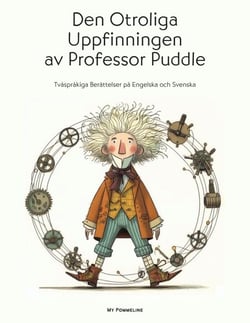 Den Otroliga Uppfinningen av Professor Puddle: Tvåspråkiga Berättelser på Engelska och Svenska