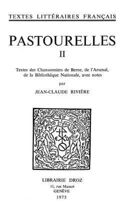 Pastourelles - Tome II