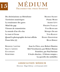 Médium n°15, avril-juin 2008
