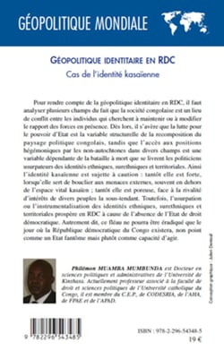 Géopolitique identitaire en RDC - Cas de l'identité Kasaïenne