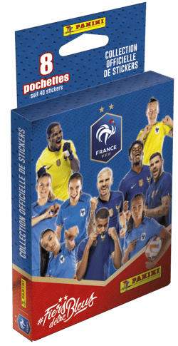 Equipe de France de Football - Lot Blister de 8 pochettes + Album