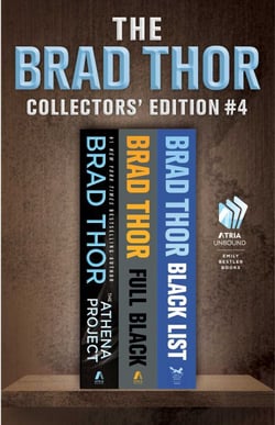 Brad Thor Collectors' Edition #4 - The Athena Project, Full Black, and Black List