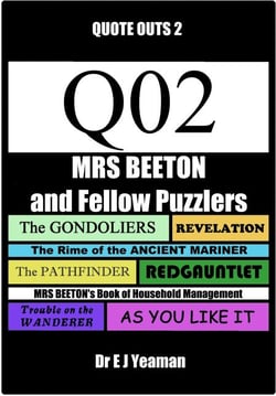 Mrs Beeton and Fellow Puzzlers (Quote-Outs 2)