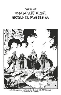 One Piece édition originale - Chapitre 1051 - Momonosuké Kozuki, shogun du pays des Wa