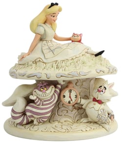 Figurine Enesco Disney Traditions - Alice aux Pays des Merveilles - Alice White Woodland