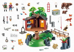 Cabane des aventuriers dans les arbres - Playmobil - 5557