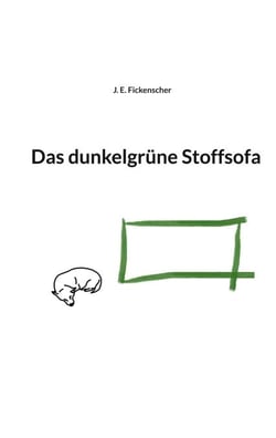 Das dunkelgrüne Stoffsofa