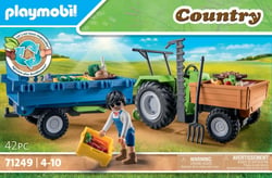 Playmobil® - Tracteur avec remorque - 71249 - Playmobil® Country
