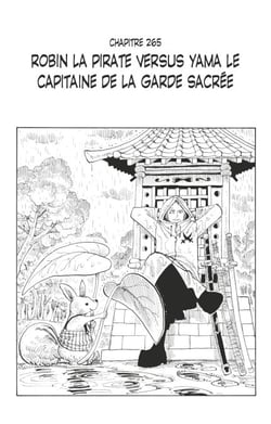 One Piece édition originale - Chapitre 265 - Robin la pirate versus Yama le capitaine de la garde sacrée