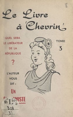Le livre à Chevrin (3) - Quel sera le libérateur de la République ? L'auteur vous dit : un économiste