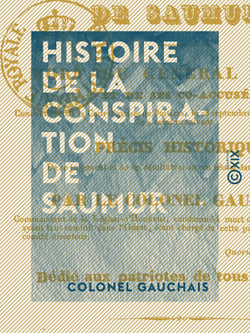 Histoire de la conspiration de Saumur - Mort du général Berton et de ses co-accusés
