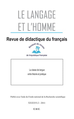 La Classe de langue entre théorie et pratique - 2011 - 46.2