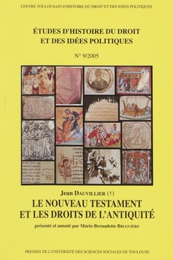 Le nouveau testament et les droits de l’Antiquité