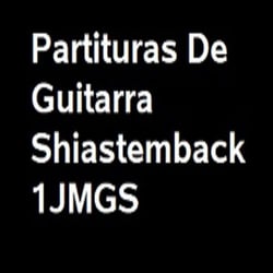 Partituras de Guitarra Shiastemback 1JMGS - Libro de Partituras de Guitarra