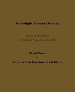 Moonlight Sonata (Duets) - Sheet Music for Various Solo Instruments &amp; Piano