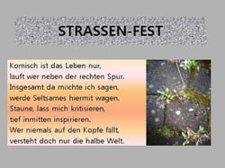 Straßen-Fest - Eindrücke der Verwegenheit
