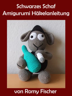 Das schwarze Schaf - Amigurumi Häkelanleitung