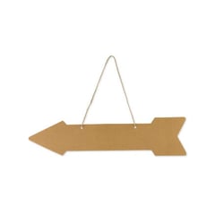 5 flèches signalétiques - blanc - 41,5 x 10 cm