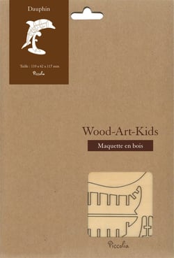 Puzzle 3D en bois - Dauphin