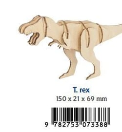 Puzzle 3D en bois - T-Rex