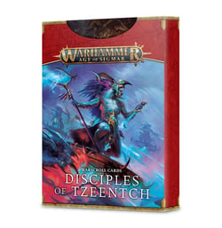 W/S CARDS DISCIPLES OF TZEENTCH (ENG)