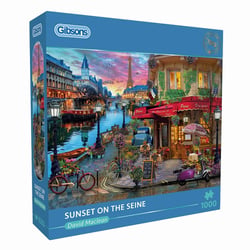 Puzzle 1000 pièces - Sunset on the Seine - Gibson