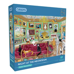 Puzzle 1000 pièces - Night at the Meowseum - Gibsons