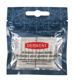 Boîte de 30 gommes  - recharge pour gomme électrique Derwent