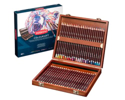 Coffret bois 48 crayons - Coloursoft Derwent