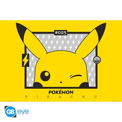 Poster GB Eye - Pokémon - Pikachu clin d'oeil - 91,5 x 61 cm 