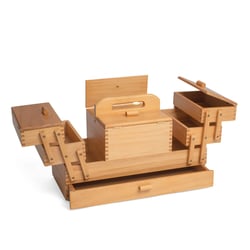 Travailleuse en bois - 3 niveaux - 23 x 45 x 27,4cm
